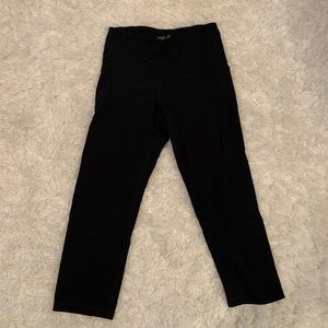 Black cropped legging